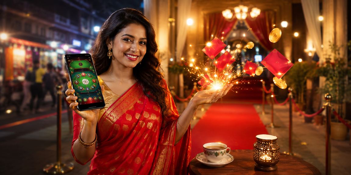 খুলনার রাতের বাজারে লাল খামের বোনাস নিয়ে উৎসাহিত একজন 2400 ব্যবহারকারী